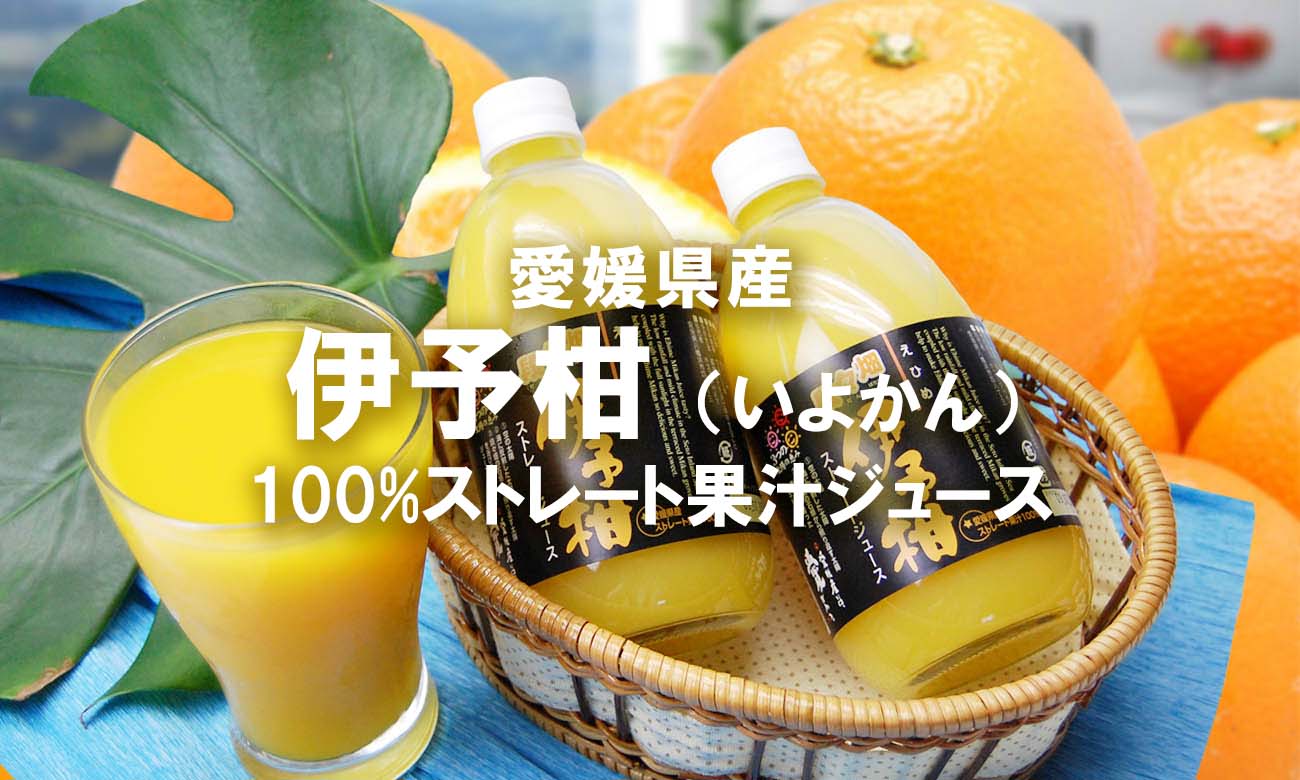 愛媛県産100％ 伊予柑（いよかん） 果汁ストレートジュース